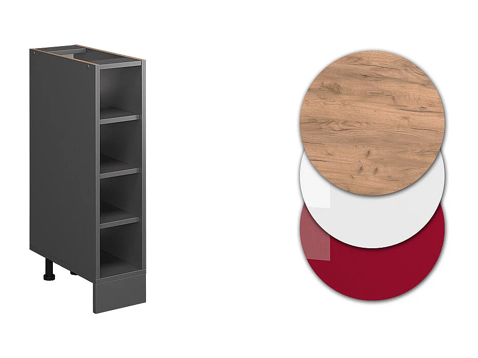 Küchenregal anthrazit 20x44x81.6 r-line