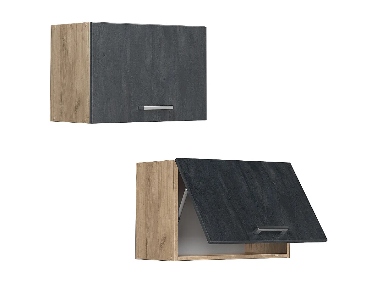 Armario colgante hormigón negro 60x31x40 r-line