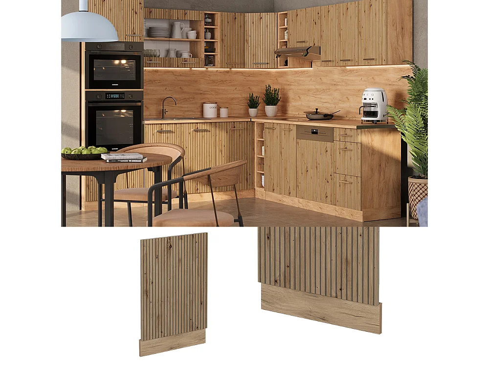 Pannello frontale rovere artigianale 45x1.6x57.2 r-line