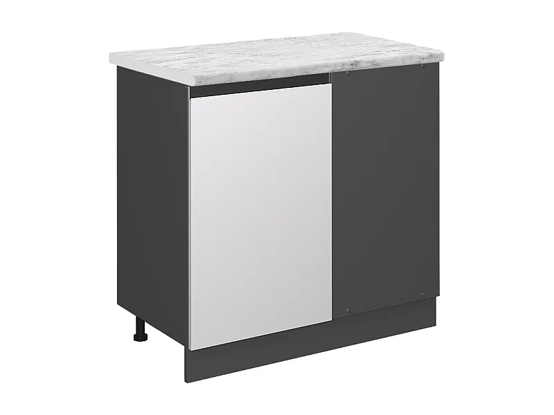 Armario de esquina blanco 86x60x81.6 r-line