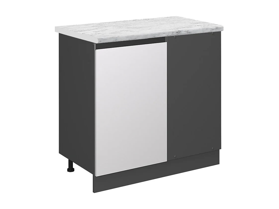 Armario de esquina blanco 86x60x81.6 r-line