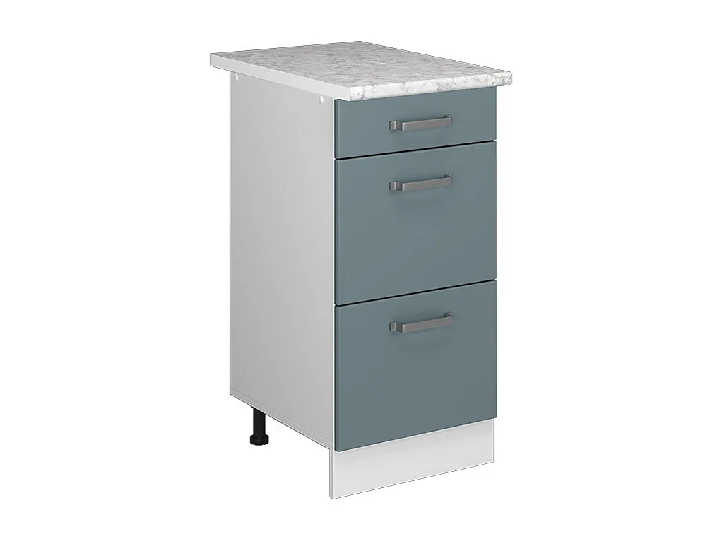 Mueble bajo de cocina gris azulado 40x60x81.6 r-line