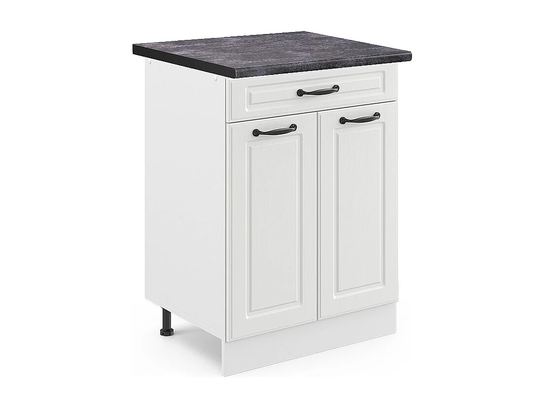 Meuble cuisine blanc campagne 60x60x81.6 r-line