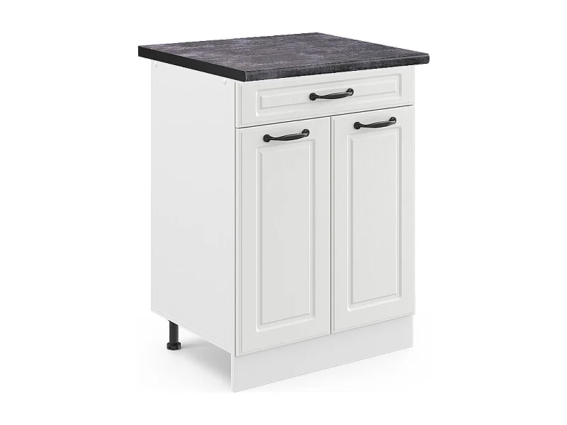 Meuble cuisine blanc campagne 60x60x81.6 r-line