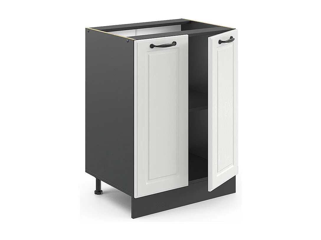 Mobiletto base cucina bianco casa di campagna 60x60x81.6 r-line