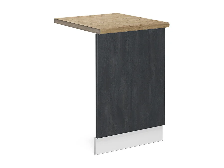 Panel frontal hormigón negro 45x1.6x57.2 r-line