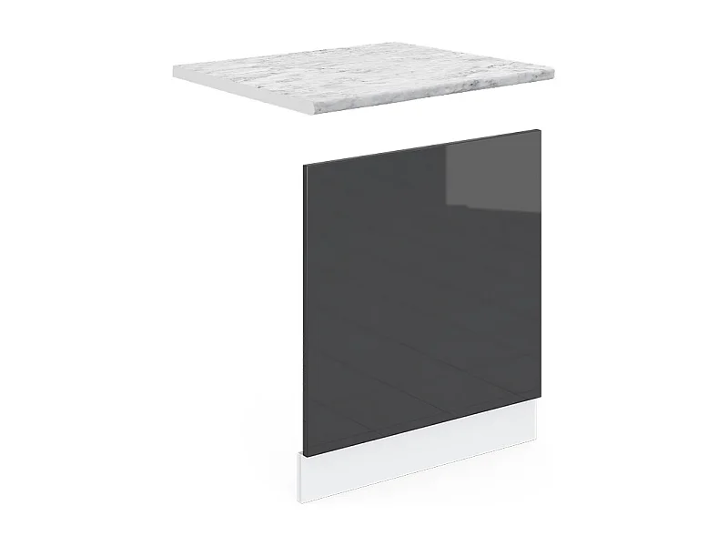 Façade anthracite haute brillance 60x1.6x57.2 r-line