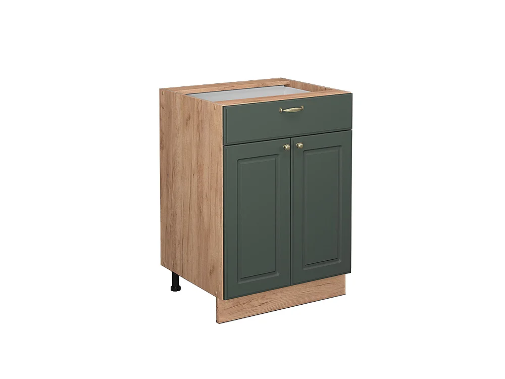 Meuble cuisine vert or campagne 60x51.6x82 fame-line