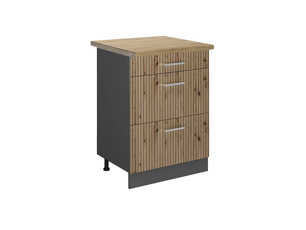 Meuble cuisine chêne artisan 60x60x81.6 r-line