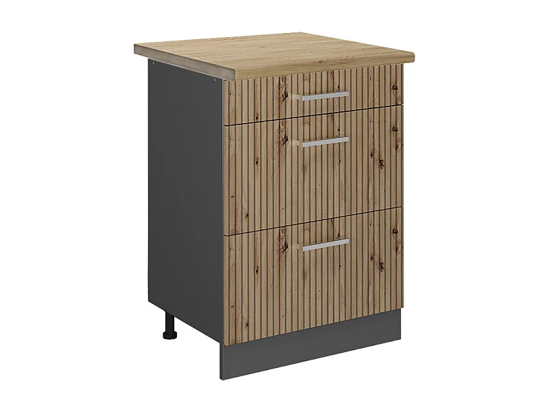 Küchenunterschrank artisan-eiche 60x60x81.6 r-line