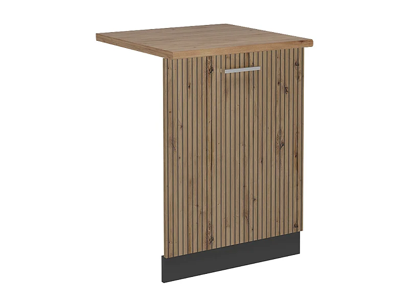 Façade de lave-vaisselle chêne artisan 60x1.6x81.8 r-line