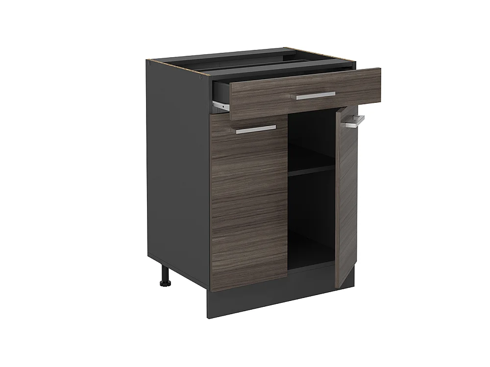 Mobiletto base per cucina grigio nobile 60x60x81.6 r-line