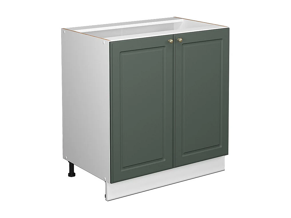 Mobile lavello cucina verde-oro country house 80x51.6x82 fame-line