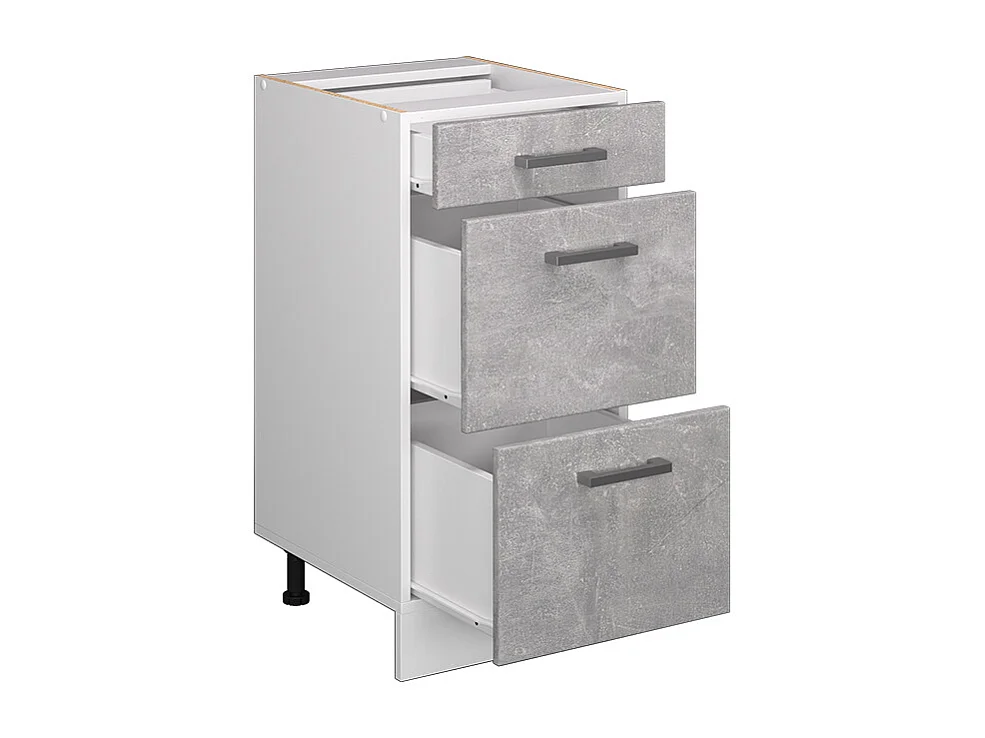 Mueble bajo de cocina hormigón 40x60x81.6 r-line