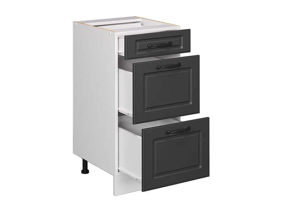 Meuble cuisine anthracite campagne 40x46x81.6 r-line