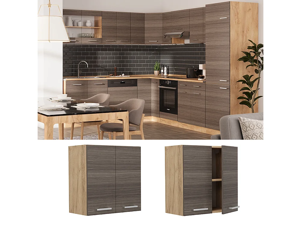 Armario colgante gris noble 60x31x60 r-line