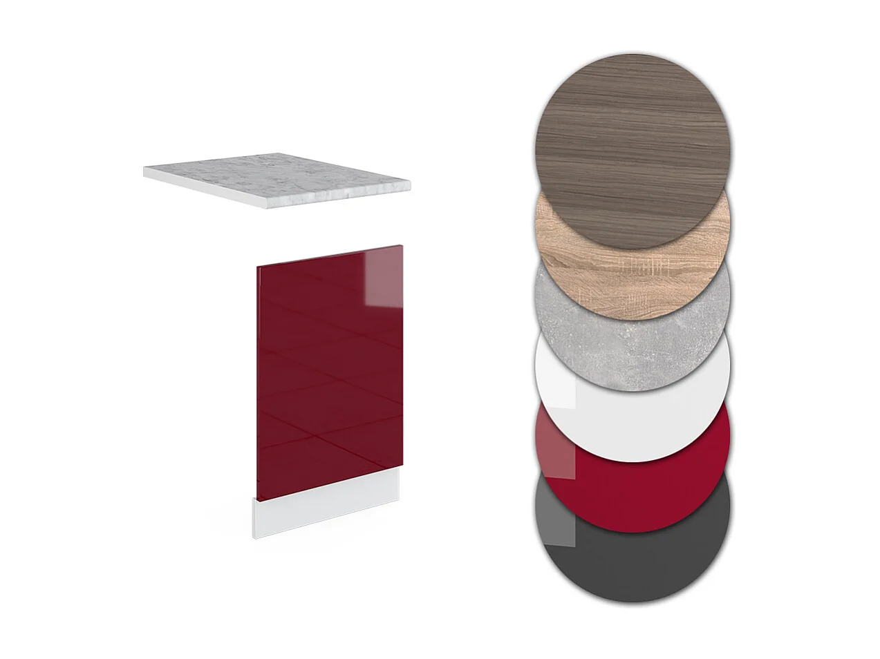 Frontblende rot 45x1.6x57.2 r-line