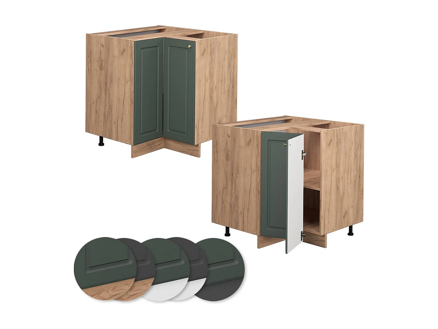 Meuble dangle vert or campagne 80.5x60x82 fame-line