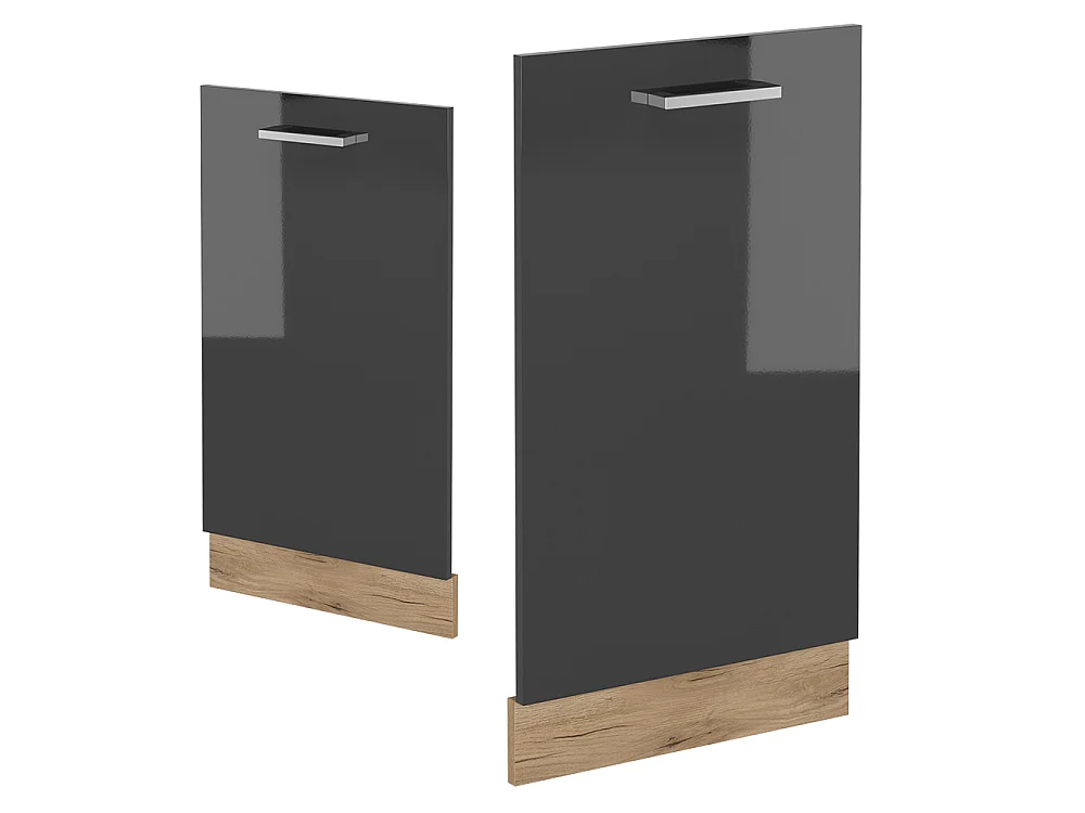 Front panel anthracite high gloss 45x1.6x81.8 r-line