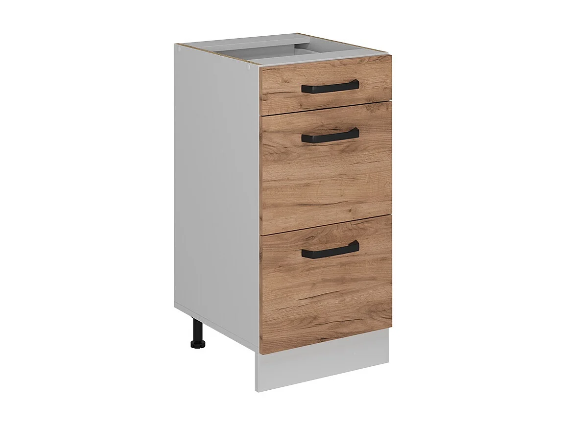 Meuble cuisine chêne de force doré 40x46x81.6 r-line