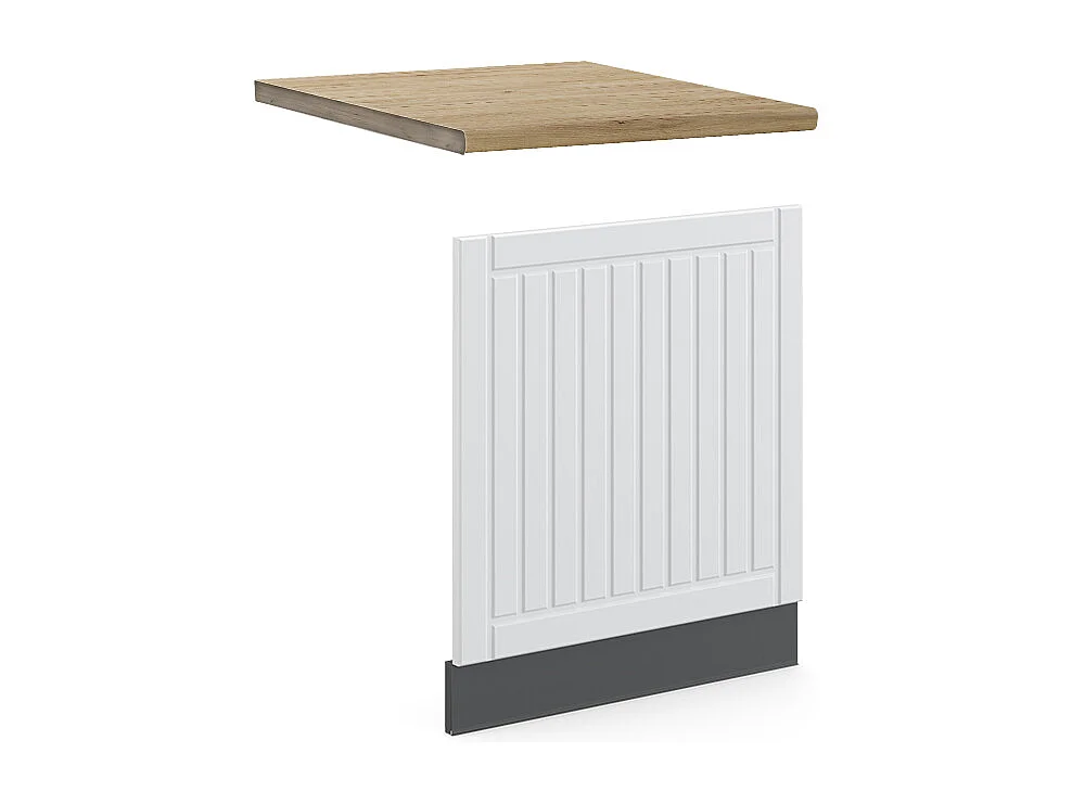 Panel frontal blanco casa de campo 60x1.6x67.4 fame-line