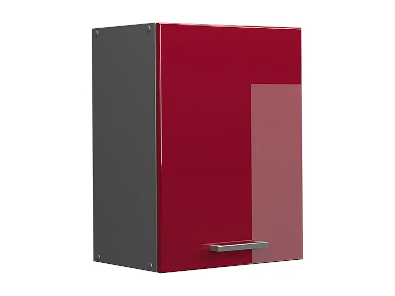 Armario colgante rojo de alto brillo 45x31x60 r-line