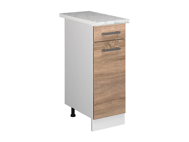 Armário baixo de cozinha sonoma 30x60x81.6 r-line