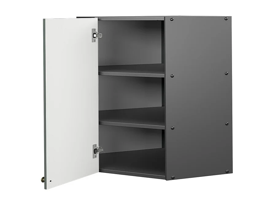 Mobile angolare da cucina verde-oro country house 57x34.1x72 fame-line