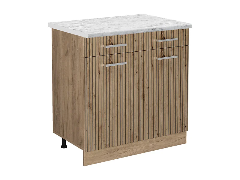 Meuble cuisine chêne artisan 80x60x81.6 r-line