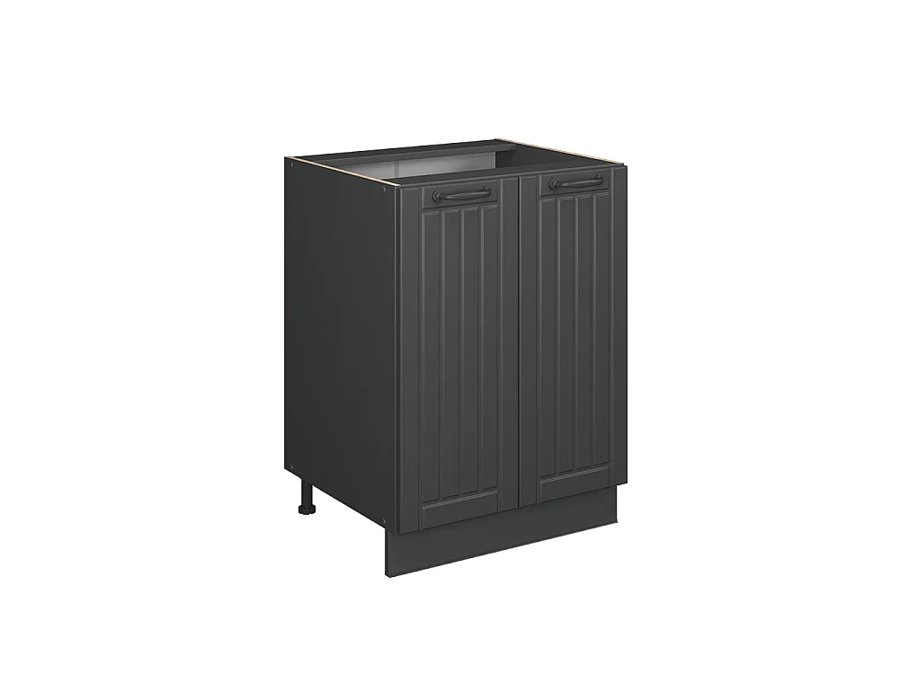 Køkkenskab mørkegrå 60x51.6x82 fame-line