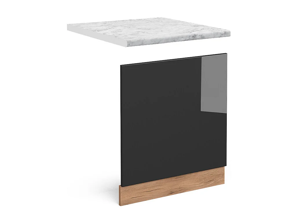 Frontblende anthrazit hochglanz 60x1.6x57.2 r-line