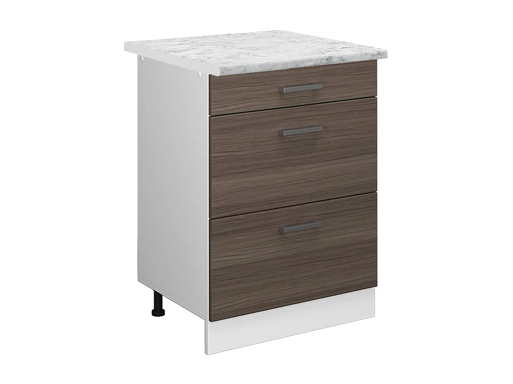 Küchenunterschrank edelgrau 60x60x81.6 r-line