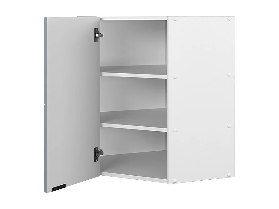 Elément haut de cuisine bleu clair-gris 57x34.1x72 fame-line