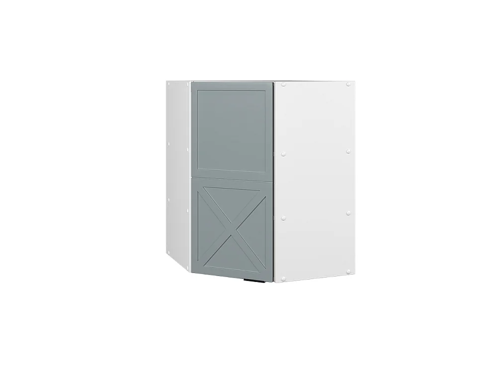 Hoek hangkast licht blauw-grijs 57x34.1x72 fame-line