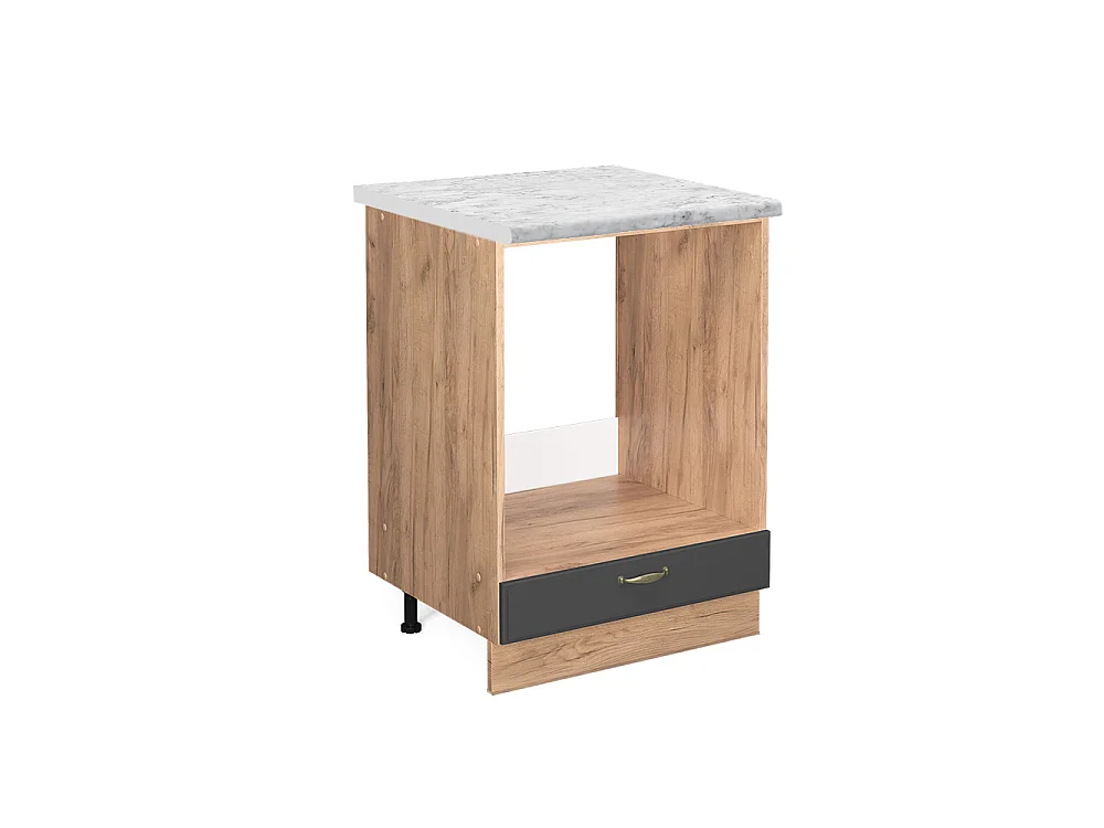 Meuble pour four anthracite-or 60x60x82 fame-line