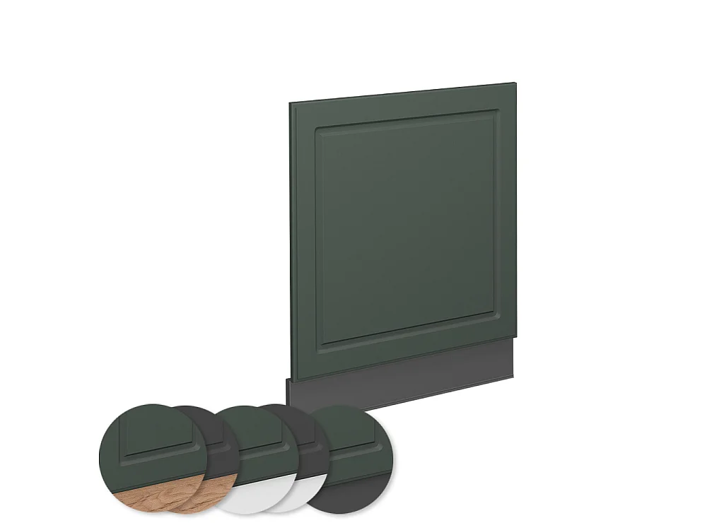 Frontpaneel groen-goud landhuis 60x1.6x67.4 fame-line