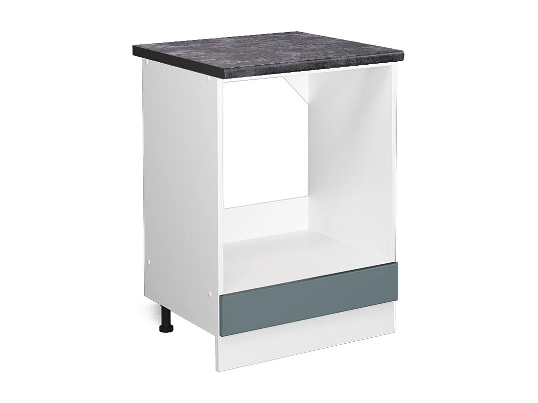 Meuble pour four bleu-gris 60x60x81.6 r-line