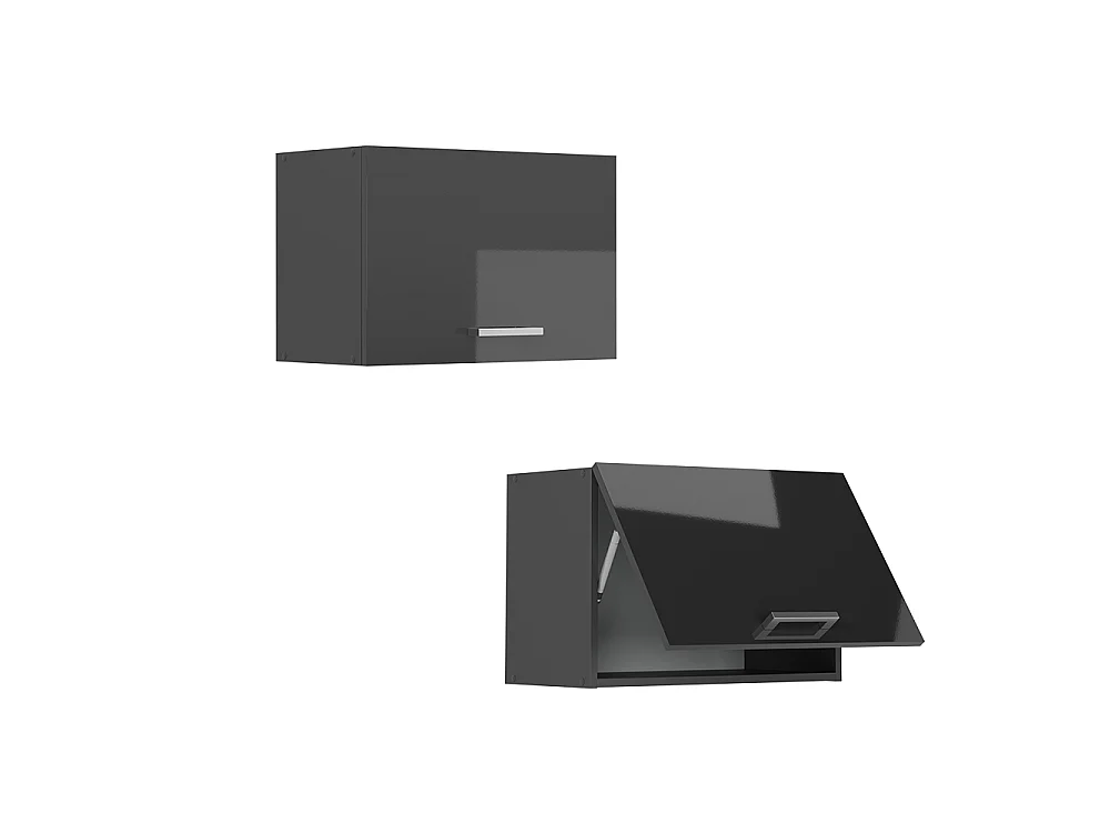 Wall cabinet anthracite high gloss 60x31x40 r-line