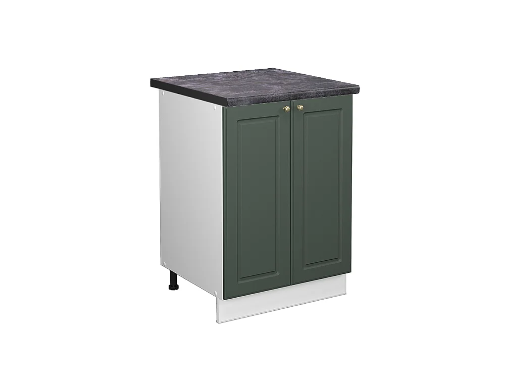 Mobiletto base cucina Verde-oro rustico 60x60x82 fame-line