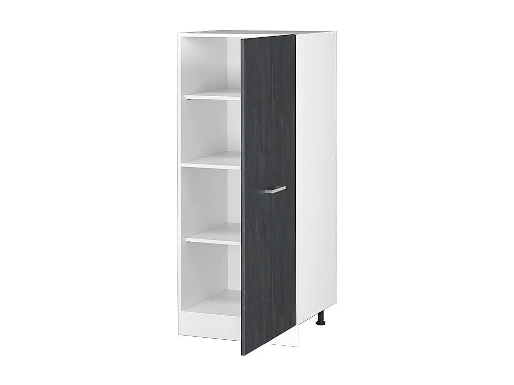 Armario para horno empotrado hormigón negro 60x57x143 r-line