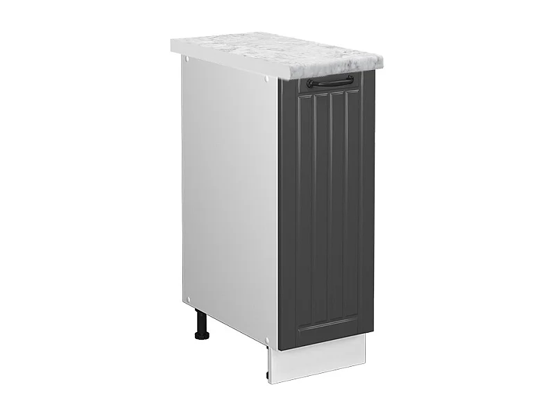 Apotheekkast antraciet landhuis 30x60x82 fame-line