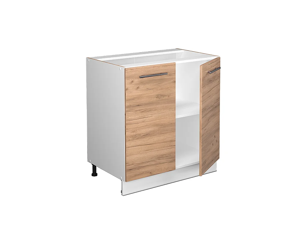Armario bajo para fregadero roble dorado 80x51.6x82 fame-line