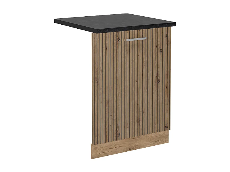 Façade de lave-vaisselle chêne artisan 60x1.6x81.8 r-line