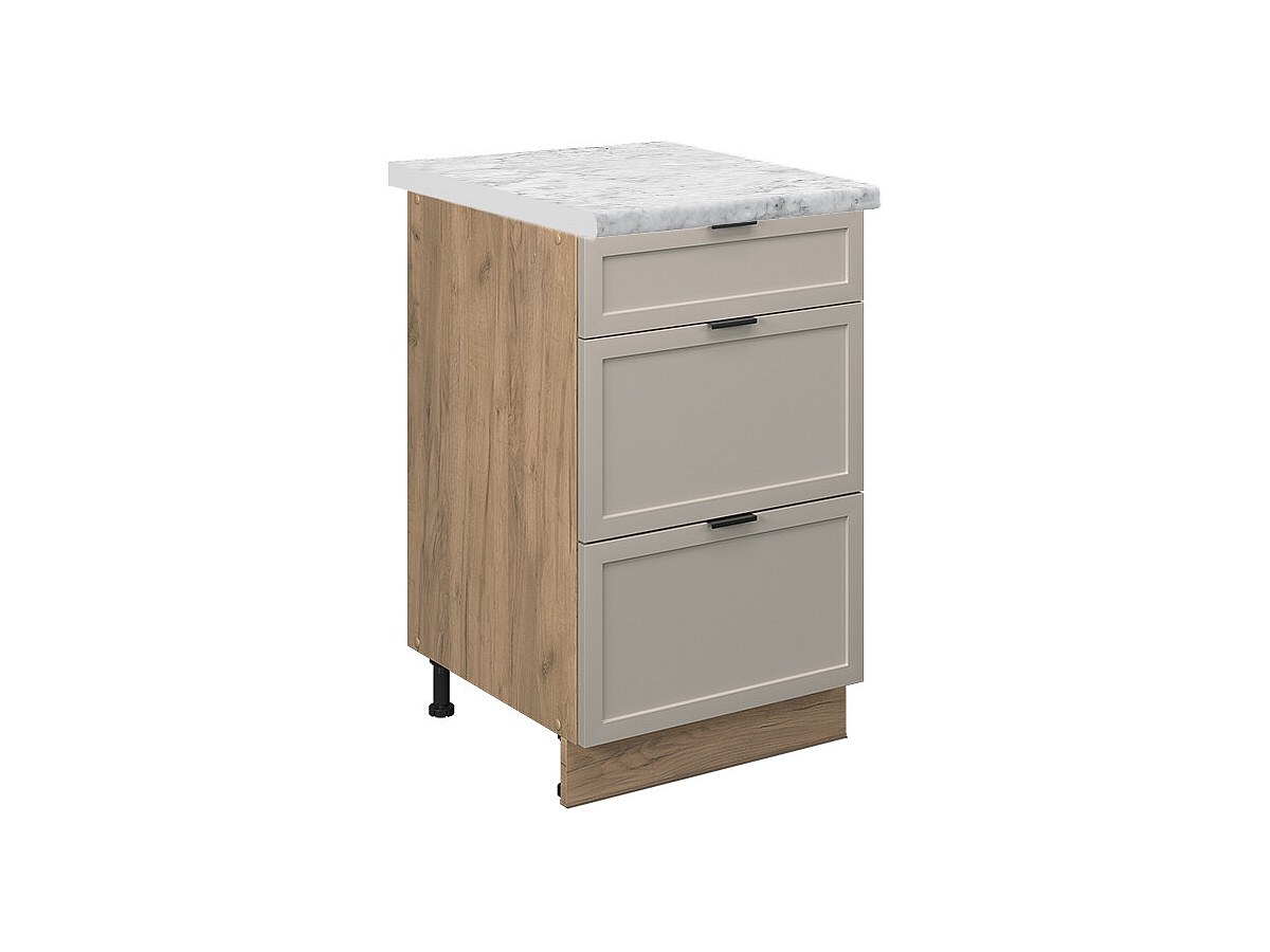 Meuble cuisine grisbeige 50x60x82 fame-line