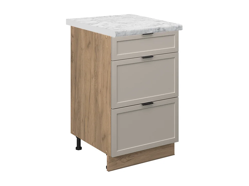 Küchenunterschrank graubeige 50x60x82 fame-line