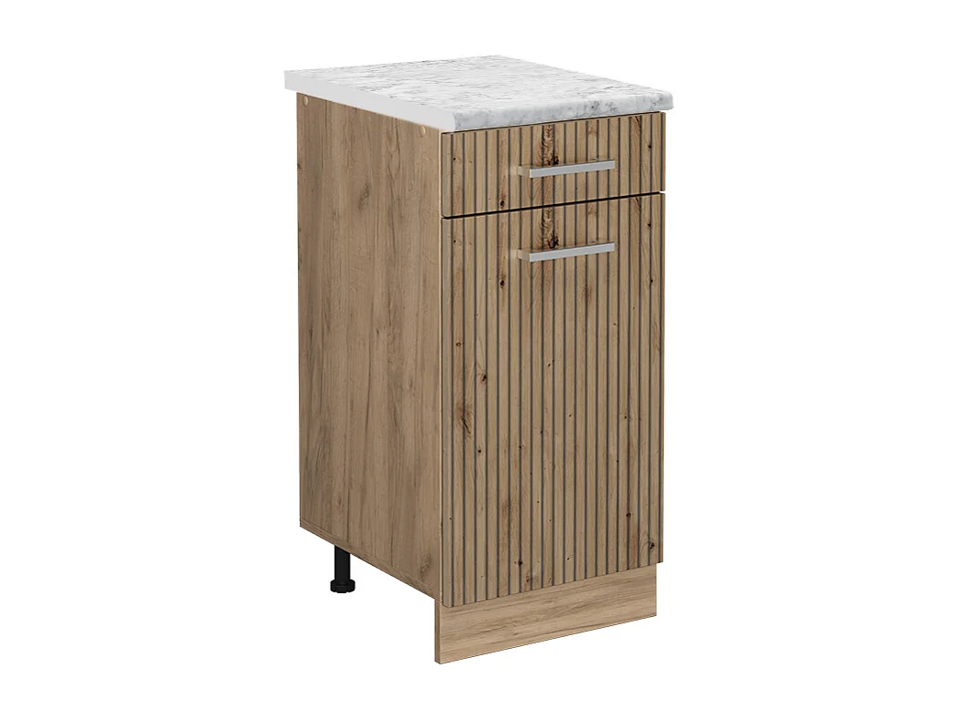 Meuble cuisine chêne artisan 40x60x81.6 r-line