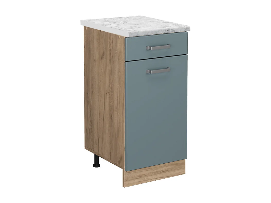 Mueble bajo de cocina gris azulado 40x60x81.6 r-line