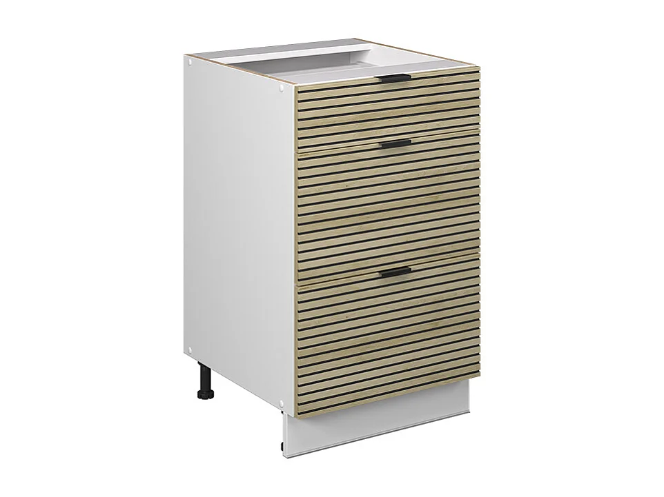 Keukenonderkast eiken paneel 50x51.6x82 fame-line