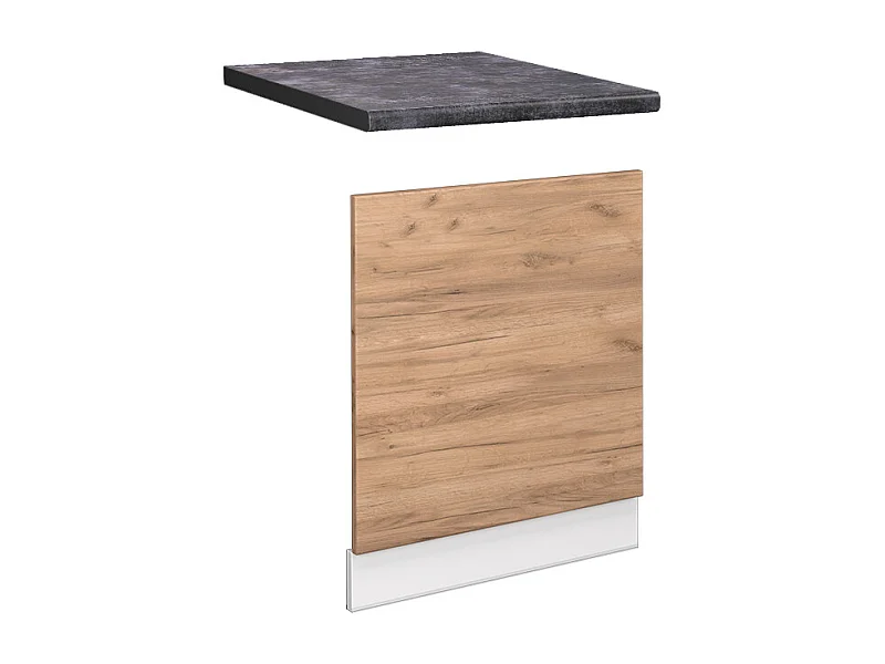 Panel frontal roble dorado 60x1.6x67.4 fame-line