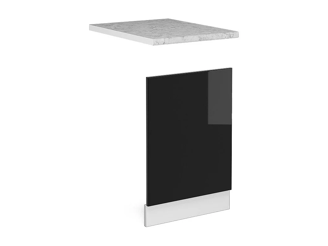Front panel black high gloss 45x1.6x57.2 r-line